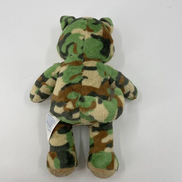 Build-A-Bear Great Wolf Lodge Camo Wolf Plush Camouflage 2022 Stuffed Animal - Picture 6 of 11